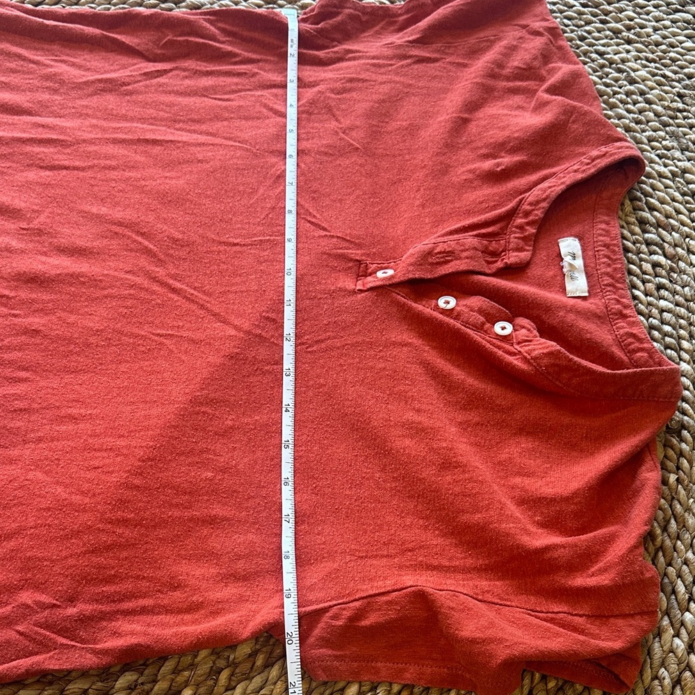 Madewell Hemp & Cotton Short Sleeve Top - Picture 6 of 7